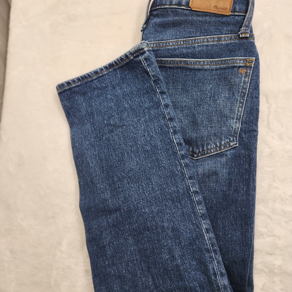 Madewell The Perfect Vintage Straight Jean Womens 28 Blue Inseam 28